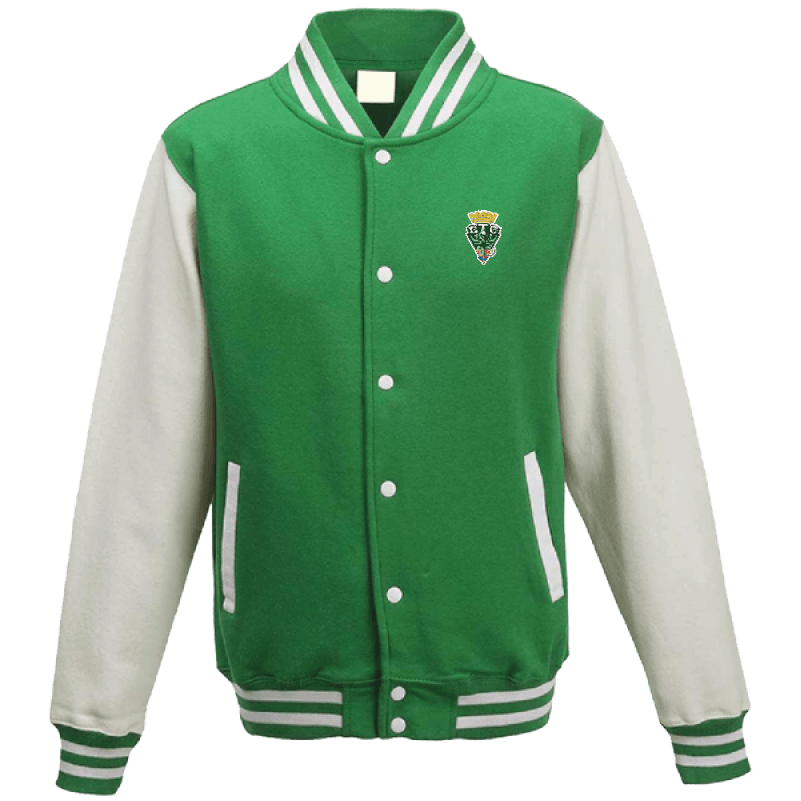 Chaqueta universitaria casual